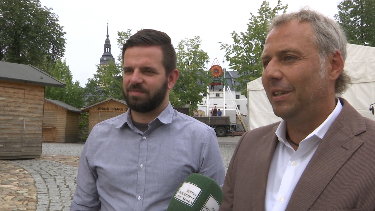 MEgional am 21. August 2019 mit Informationen zum bevorstehenden Schloss- und Schützenfest in Zschopau