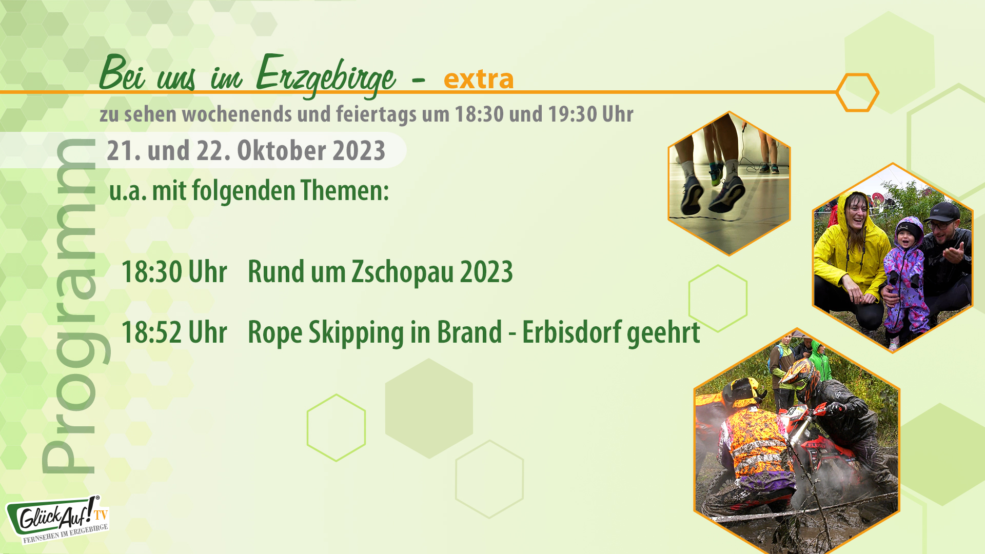 Bei uns im Erzgebirge - extra für das Wochenende der 42. Kalenderwoche 2023