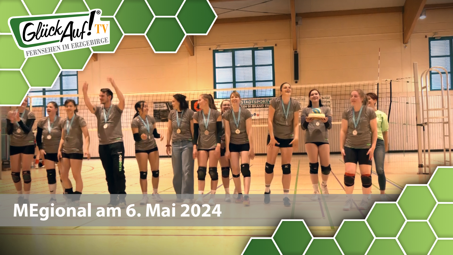 MEgional am 06. Mai 2024 mit dem Aufstieg der Brand Erbisdorfs Handballer 